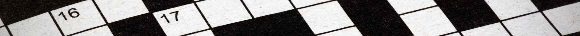 a picture of a crossword puzzle